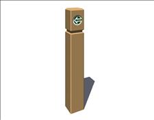 TimberForm Post with Directional Arrow, 5120-03