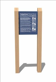 TimberForm Introduction Sign, 5119